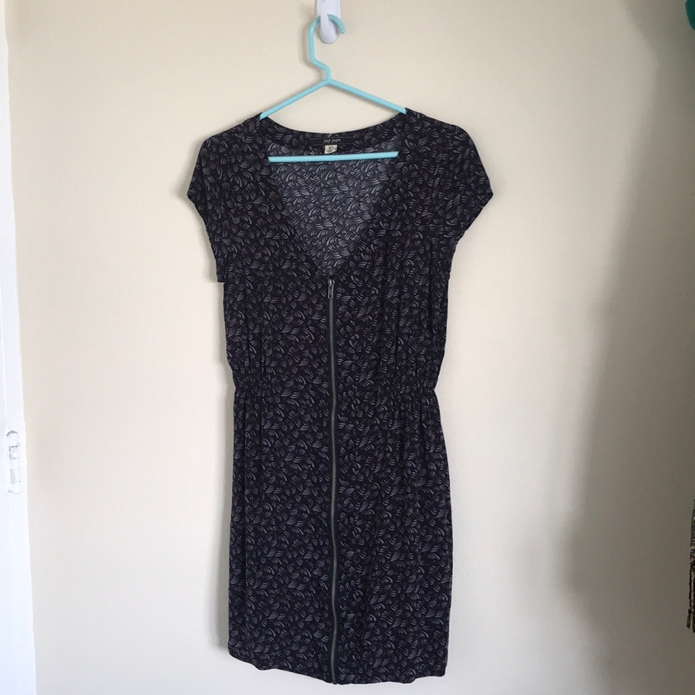 Dress with zipper front